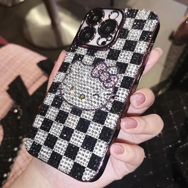 Qoo10] かわいい キティー ちゃん ラインストー