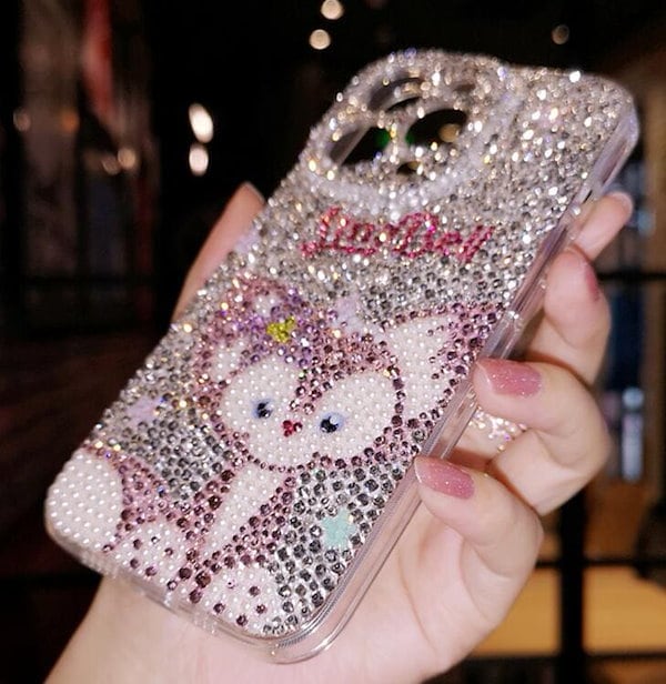 Qoo10] かわいい キティー ちゃん ラインストー