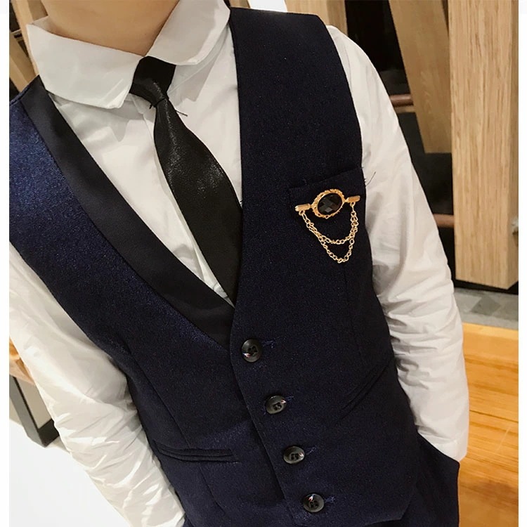 子供スーツ 5点セット ジャケット＋ベスト＋ズボン＋シャツ＋ネクタイ 男の子スーツ 入学式 卒業式 ネイビー タキシード 礼服 結婚式 子供服 子どもスーツ 紺色 キッズスーツ ピアノ発表会 演奏会