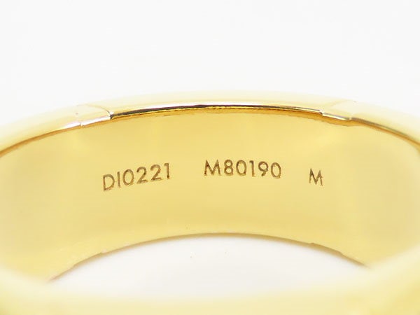 ルイヴィトン M80190　シグネット　Mサイズ リング　指輪 ゴールド メタル本体