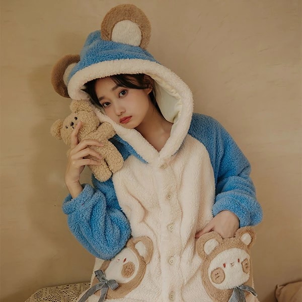 ルームウェア もこもこ モコモコパジャマ 動物 パジャマ 冬 長袖 ナイトガウン 着る毛布 前開き フード付き 寝巻き 部屋着 暖かい あったか 着ぐるみ モコモコ 大人用 ふわふわ 動物 レディース ルームウェア もこもこ モコモコパジャマ 動物 パジャマ 冬 長袖 ナイトガウン 着る毛布 前開き フード付き 寝巻き 部屋着 暖かい あったか 着ぐるみ モコモコ 大人用 ふわふわ 動物 レディース