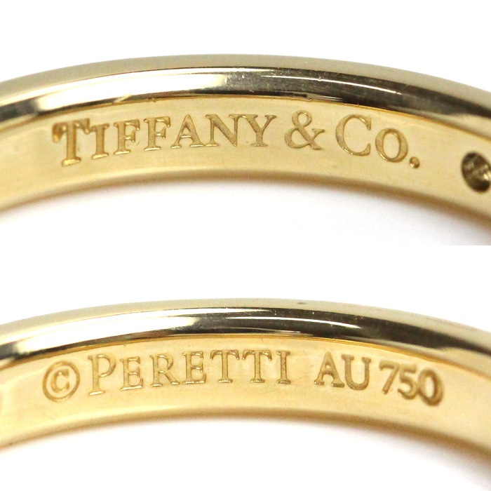 TIFFANY&Co. ティファニー K18YG イエローゴールド スタッキング バンド リング・指輪 60016271 ダイヤモンド 9号 3.9g レディース 中古 TIFFANY&Co. ティファニー K18YG イエローゴールド スタッキング バンド リング・指輪 60016271 ダイヤモンド 9号 3.9g レディース 中古