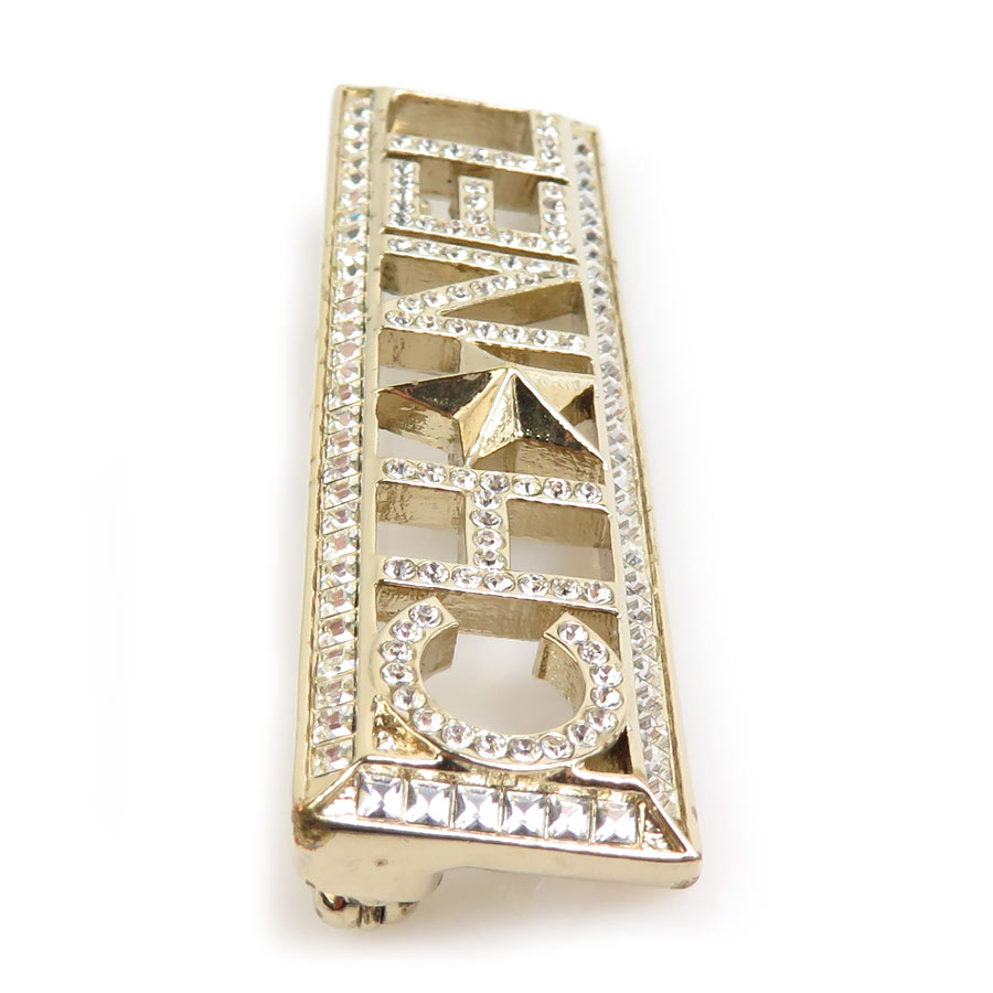 シャネル CHANEL ブローチ メタル/ラインストーン ゴールド/シルバー レディース e59584i シャネル CHANEL ブローチ メタル/ラインストーン ゴールド/シルバー レディース e59584i