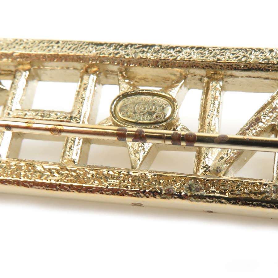 シャネル CHANEL ブローチ メタル/ラインストーン ゴールド/シルバー レディース e59584i シャネル CHANEL ブローチ メタル/ラインストーン ゴールド/シルバー レディース e59584i