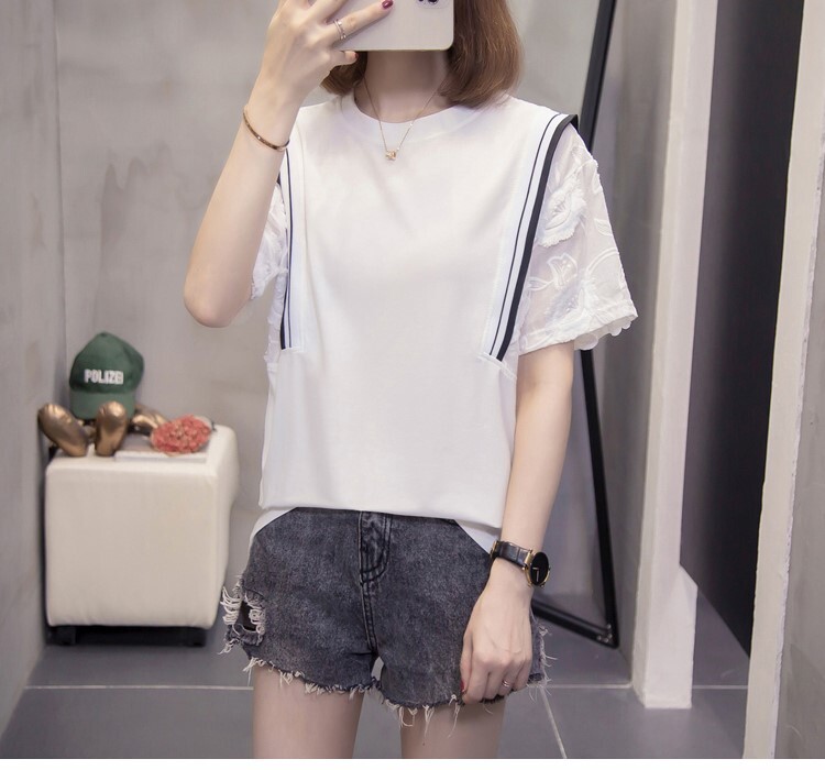 個性派 トップス シャツ ブラウス カットソー 袖あり 半袖 襟なし 切り替えデザイン ドッキング 裾イン レース 透け感 シースルー かわいい 大人可愛い シンプル カジュアル おしゃれ お洒落 個性派 トップス シャツ ブラウス カットソー 袖あり 半袖 襟なし 切り替えデザイン ドッキング 裾イン レース 透け感 シースルー かわいい 大人可愛い シンプル カジュアル おしゃれ お洒落