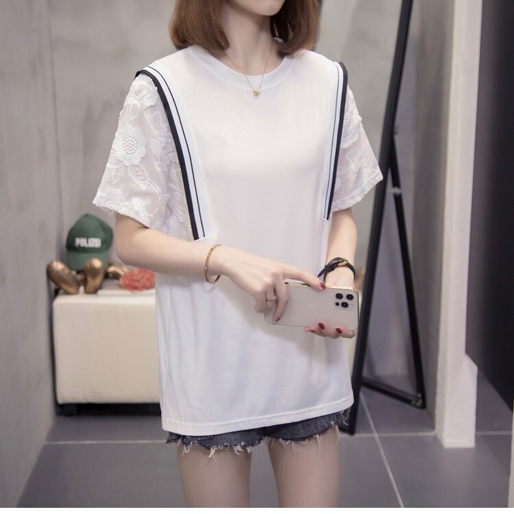 個性派 トップス シャツ ブラウス カットソー 袖あり 半袖 襟なし 切り替えデザイン ドッキング 裾イン レース 透け感 シースルー かわいい 大人可愛い シンプル カジュアル おしゃれ お洒落 個性派 トップス シャツ ブラウス カットソー 袖あり 半袖 襟なし 切り替えデザイン ドッキング 裾イン レース 透け感 シースルー かわいい 大人可愛い シンプル カジュアル おしゃれ お洒落