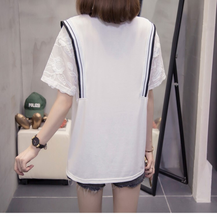 個性派 トップス シャツ ブラウス カットソー 袖あり 半袖 襟なし 切り替えデザイン ドッキング 裾イン レース 透け感 シースルー かわいい 大人可愛い シンプル カジュアル おしゃれ お洒落 個性派 トップス シャツ ブラウス カットソー 袖あり 半袖 襟なし 切り替えデザイン ドッキング 裾イン レース 透け感 シースルー かわいい 大人可愛い シンプル カジュアル おしゃれ お洒落