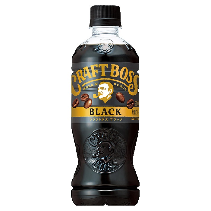 BOSS クラフトボス ブラック 無糖 500mlPET 24本入り 3ケース 合計 72本 コーヒー