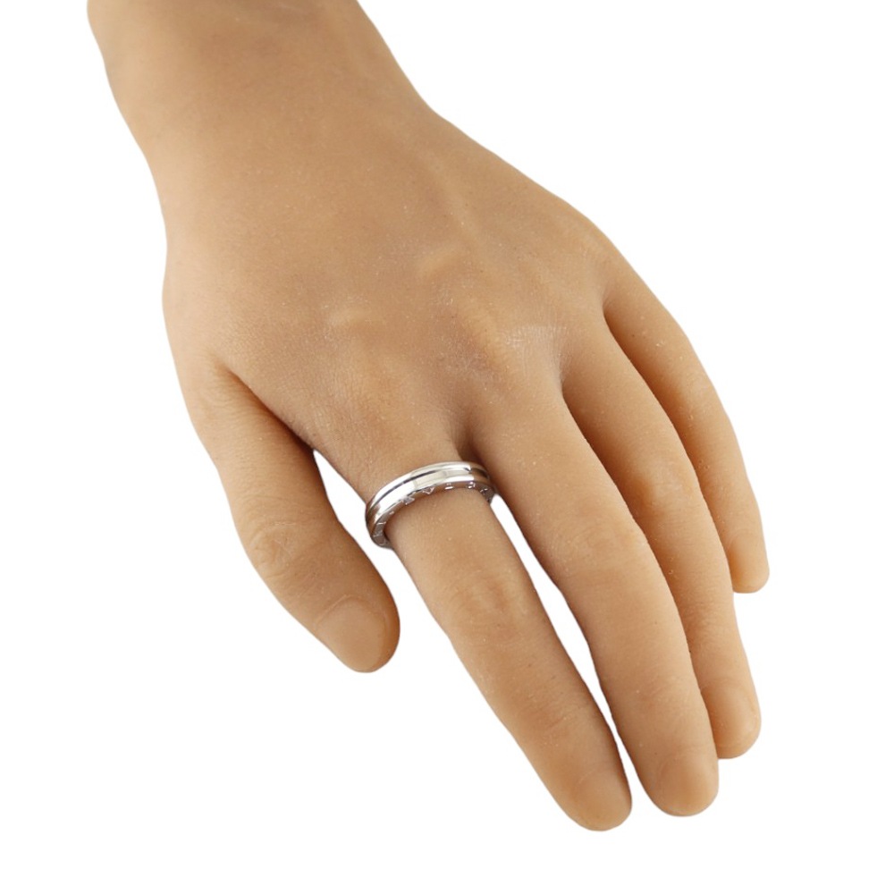 18Kホワイトゴールド製ビー・ゼロワン 1バンドリング 18Kホワイトゴールド製ビー・ゼロワン 1バンドリング