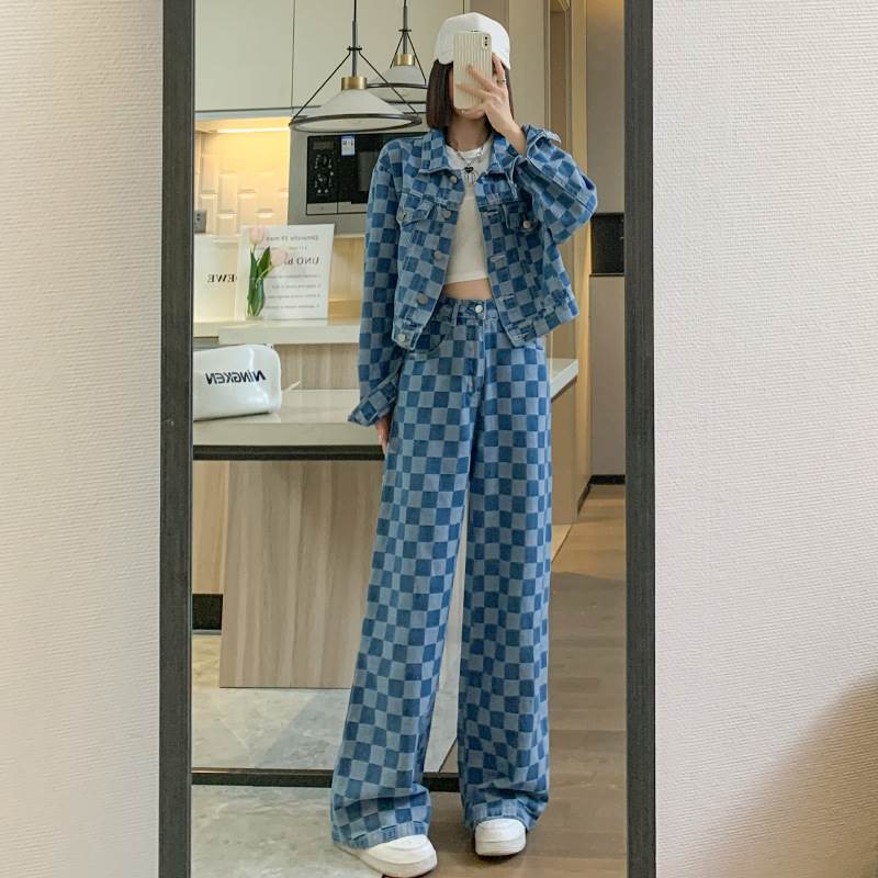 限定SALE!セットアップ デニム ジャケット パンツ チェック柄 ギンガムチェック レディース 長袖 かわいい 大人可愛い カジュアル 大人 おしゃれ お洒落 かっこいい レトロ 大人女子 こなれ感 限定SALE!セットアップ デニム ジャケット パンツ チェック柄 ギンガムチェック レディース 長袖 かわいい 大人可愛い カジュアル 大人 おしゃれ お洒落 かっこいい レトロ 大人女子 こなれ感