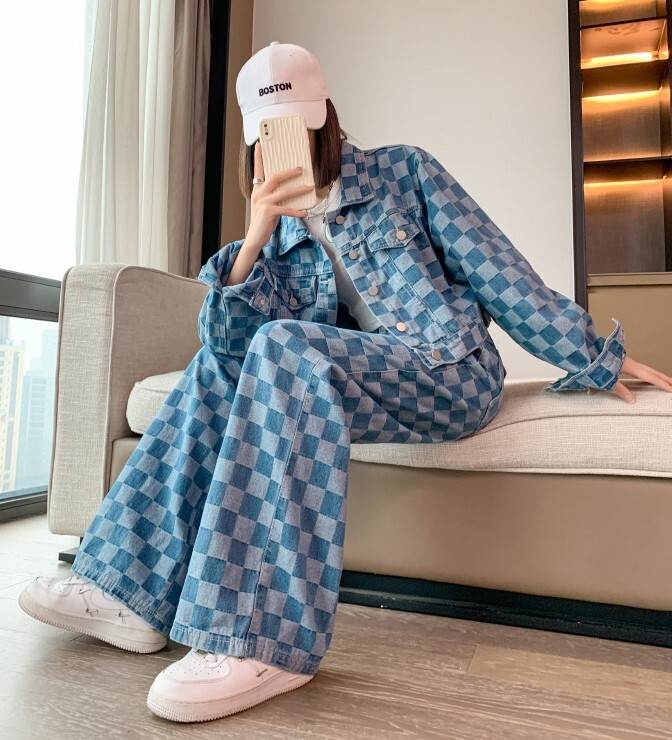 限定SALE!セットアップ デニム ジャケット パンツ チェック柄 ギンガムチェック レディース 長袖 かわいい 大人可愛い カジュアル 大人 おしゃれ お洒落 かっこいい レトロ 大人女子 こなれ感 限定SALE!セットアップ デニム ジャケット パンツ チェック柄 ギンガムチェック レディース 長袖 かわいい 大人可愛い カジュアル 大人 おしゃれ お洒落 かっこいい レトロ 大人女子 こなれ感