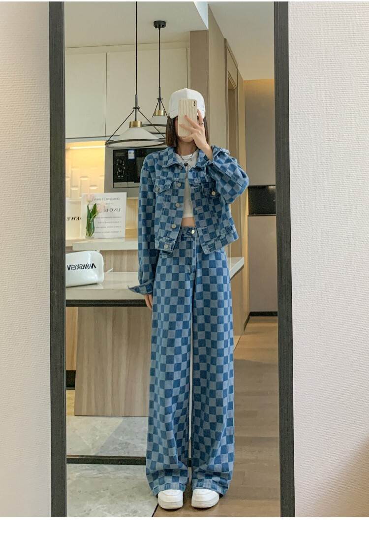 限定SALE!セットアップ デニム ジャケット パンツ チェック柄 ギンガムチェック レディース 長袖 かわいい 大人可愛い カジュアル 大人 おしゃれ お洒落 かっこいい レトロ 大人女子 こなれ感 限定SALE!セットアップ デニム ジャケット パンツ チェック柄 ギンガムチェック レディース 長袖 かわいい 大人可愛い カジュアル 大人 おしゃれ お洒落 かっこいい レトロ 大人女子 こなれ感