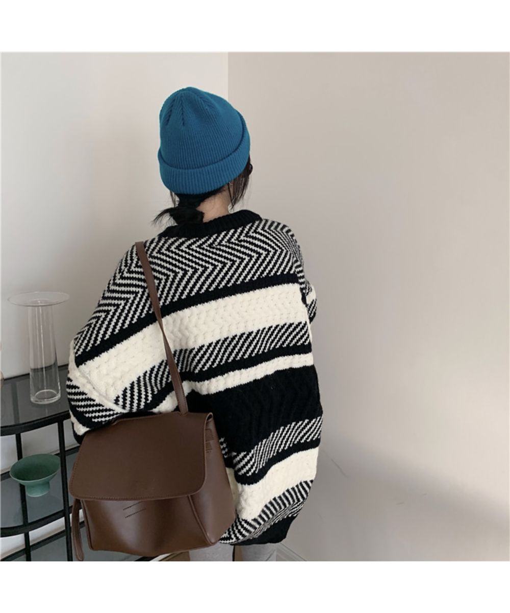 ざっくりランダムなジャガード編みがかわいい ニット 長袖 プルオーバー トップス ボーダー バイカラー ランダムボーダー夏 夏服 韓国ファッション ざっくりランダムなジャガード編みがかわいい ニット 長袖 プルオーバー トップス ボーダー バイカラー ランダムボーダー夏 夏服 韓国ファッション