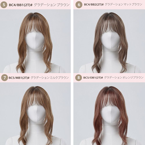 JUN様○試着のみ○ピンクエイジ○ウィッグ○シースルーバングCB1チョコブラウン JUN様○試着のみ○ピンクエイジ○ウィッグ○シースルーバングCB1