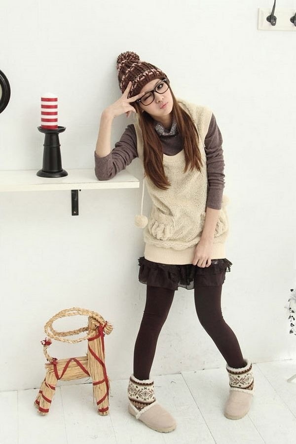 ふわふわ袖無しジップアップパーカー 秋冬 ざっくりニット【カジュアル服】 ふわふわ袖無しジップアップパーカー 秋冬 ざっくりニット【カジュアル服】