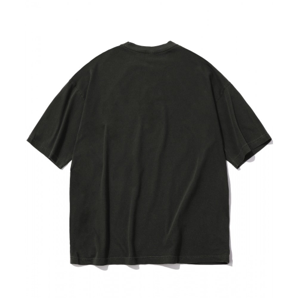 CPGN STUDIO ハッピーデイピグメントショートスリーブ T シャツスモークブラック