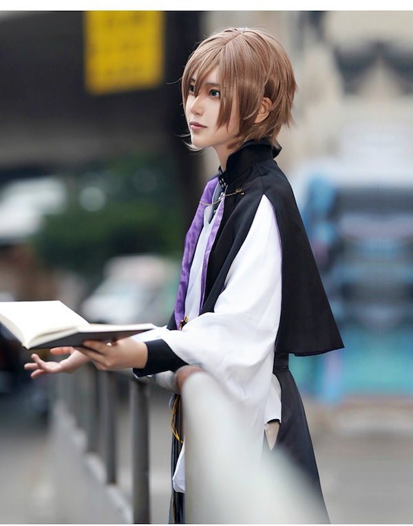 ヒプノシスマイク 風 夢野幻太郎 コスプレ衣装 ウィッグ コスチューム