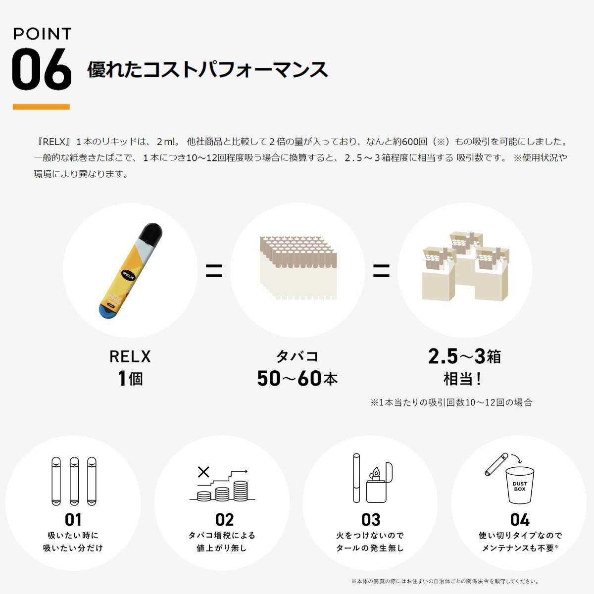 RELX 電子タバコ ベイプ 使い捨て 電子 シーシャ 持ち運び スターターキット 本体 電子タバコ タール ニコチン0 持ち運びシーシャ リレックス レックス 水蒸気 おすすめ シーシャ