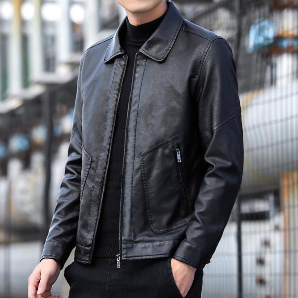 レザージャケット革ジャンメンズおしゃれブルゾン着痩せアウターバイクライダースジャケットテーラードジャケット秋冬開襟冬暖かい防風コーデ レザージャケット革ジャンメンズおしゃれブルゾン着痩せアウターバイクライダースジャケットテーラードジャケット秋冬開襟冬暖かい防風コーデ