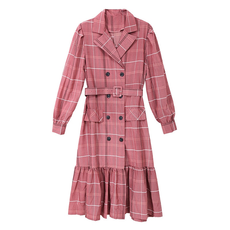 レトロ風 ワンピース 長袖 春 ロング aライン シャツワンピース aライン Aライン フレア ミモレ ミモレ丈 ロング ロング丈 7分丈 ミディアム丈 ミドル丈 レギュラー丈 Vネック 襟付き フレ