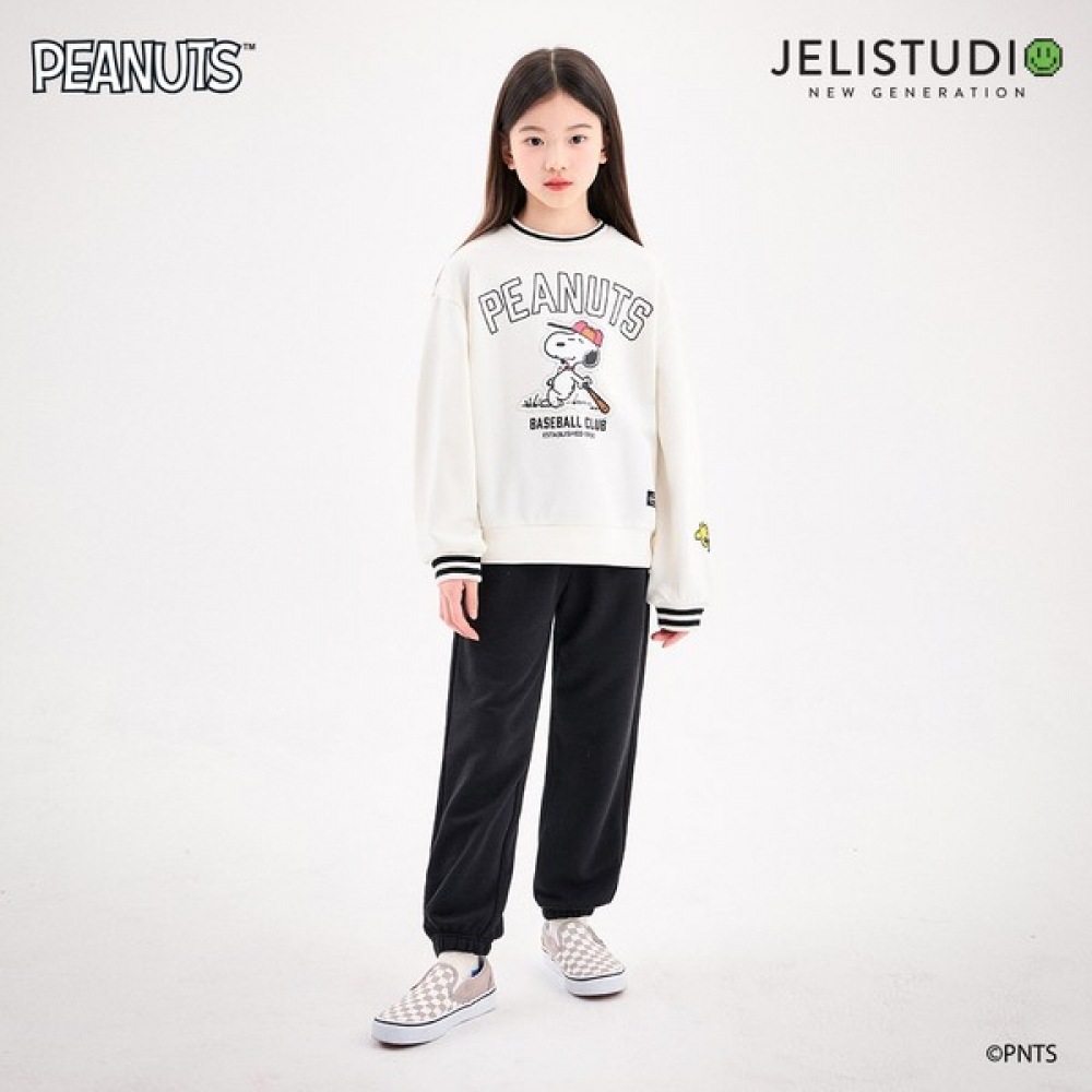 [Jelly Studio] スヌーピーネックポイント上下スーツ