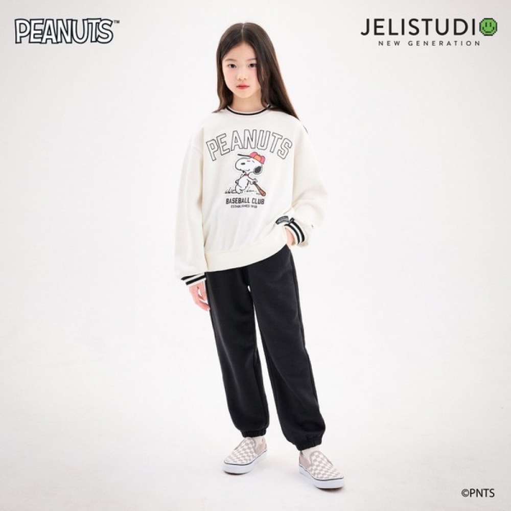 [Jelly Studio] スヌーピーネックポイント上下スーツ