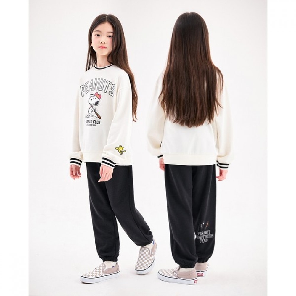 [Jelly Studio] スヌーピーネックポイント上下スーツ