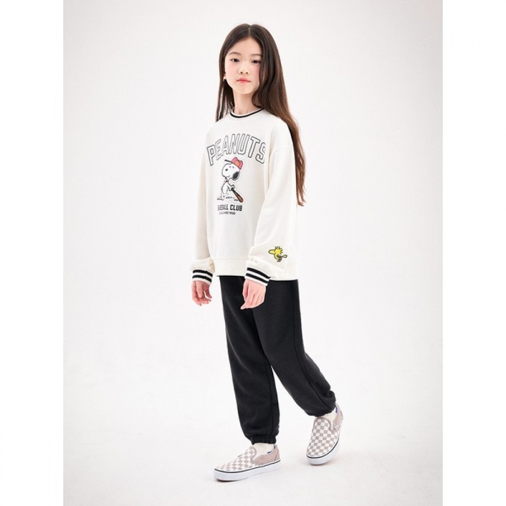 [Jelly Studio] スヌーピーネックポイント上下スーツ