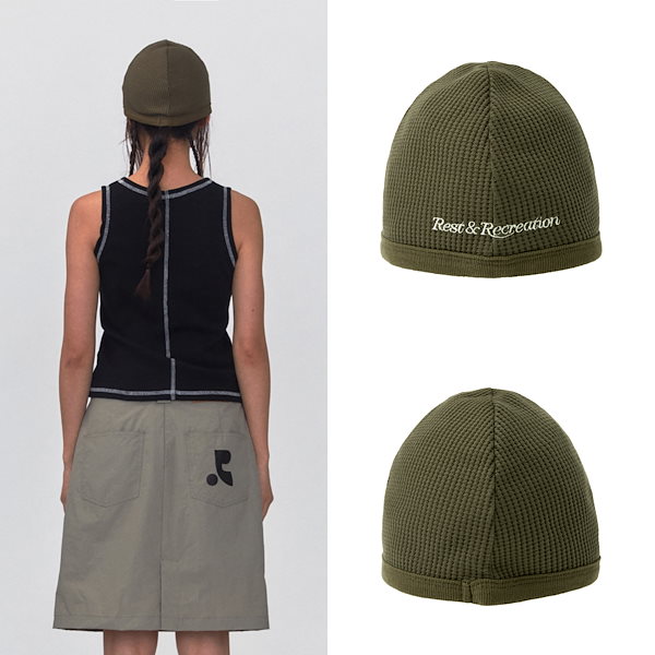 ★国内発送【Rest & Recreation】RR RIB JERSEY BEANIE ビーニー Designer fashion, Seoul-fully created | W Concept