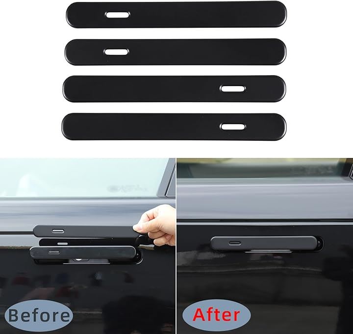 ランドローバーレンジローバースポーツ/ヴォーグ 2023 2024年 ドアハンドル保護カバー 車外ドアアクセサリー ドアハンドルパネル 外部ドアハンドルカバートリム(マット・ブラック) ランドローバーレンジローバースポーツ/ヴォーグ 2023 2024年 ドアハンドル保護カバー 車外ドアアクセサリー ドアハンドルパネル 外部ドアハンドルカバートリム(マット・ブラック)