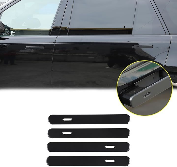 ランドローバーレンジローバースポーツ/ヴォーグ 2023 2024年 ドアハンドル保護カバー 車外ドアアクセサリー ドアハンドルパネル 外部ドアハンドルカバートリム(マット・ブラック) ランドローバーレンジローバースポーツ/ヴォーグ 2023 2024年 ドアハンドル保護カバー 車外ドアアクセサリー ドアハンドルパネル 外部ドアハンドルカバートリム(マット・ブラック)