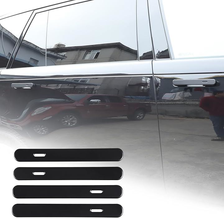 ランドローバーレンジローバースポーツ/ヴォーグ 2023 2024年 ドアハンドル保護カバー 車外ドアアクセサリー ドアハンドルパネル 外部ドアハンドルカバートリム(マット・ブラック) ランドローバーレンジローバースポーツ/ヴォーグ 2023 2024年 ドアハンドル保護カバー 車外ドアアクセサリー ドアハンドルパネル 外部ドアハンドルカバートリム(マット・ブラック)