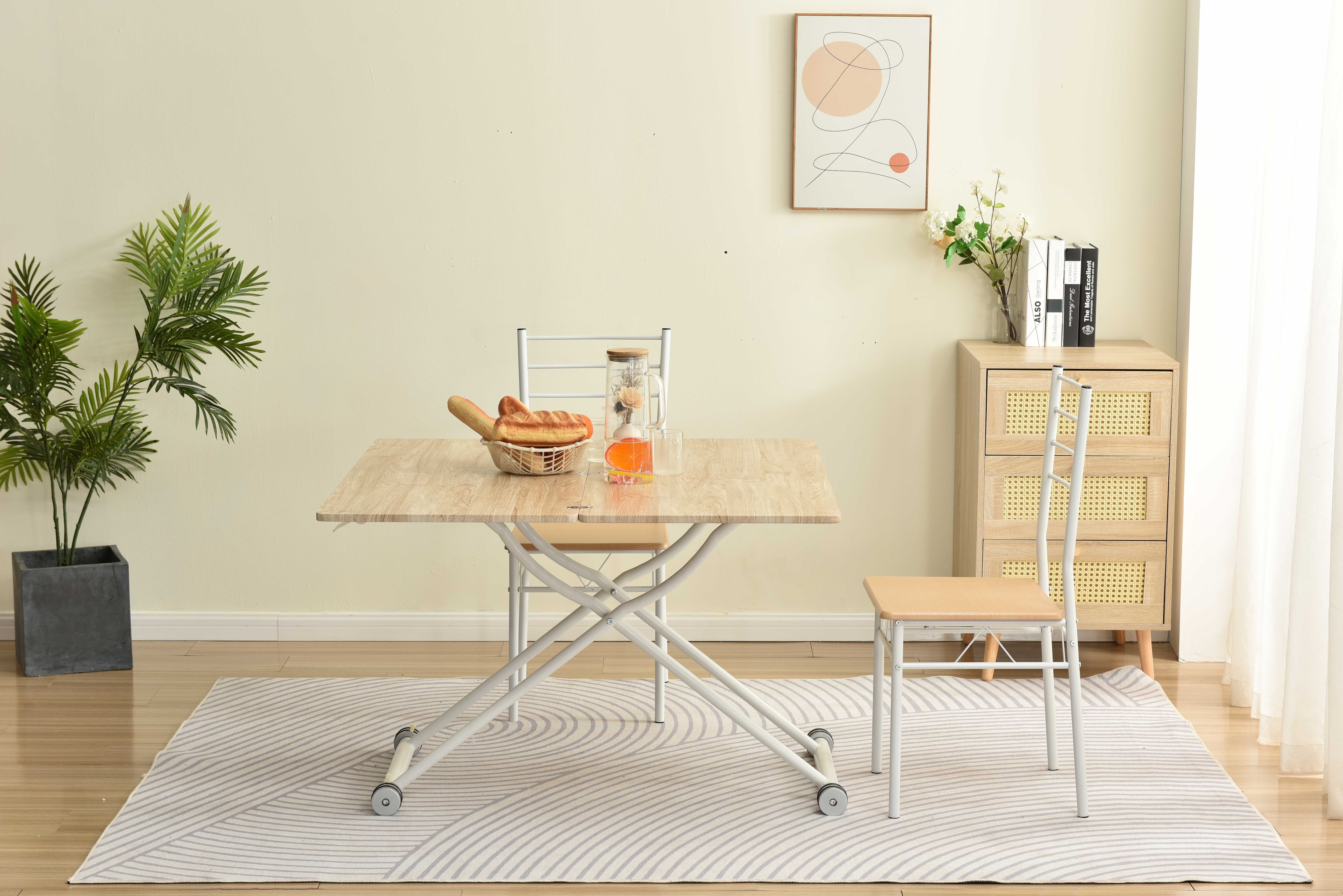 【国内発送&送·料·無·料】テーブル100×50センターテーブ100×100昇降テーブルデスクダイニングテーブル作業用ローテーブル天板が2倍に広がるガス圧昇降テーブルガス圧昇降式テーブル