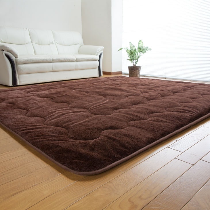 7層構造ぽかぽか蓄熱ラグ 190×240cm　ラグマット ラグカーペット 蓄熱 ラグ 厚手