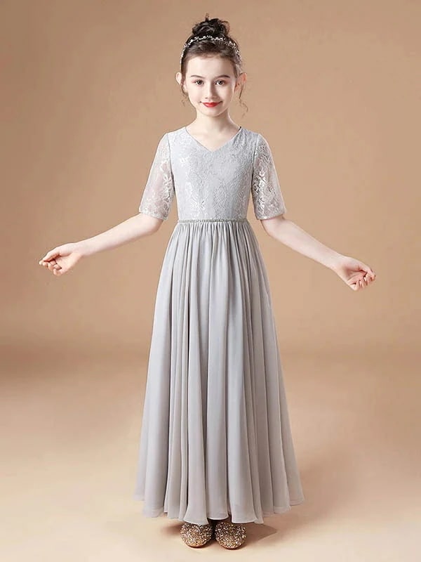 ドレス 子供 ピアノ 発表会 ピアノ発表会 中学生 ワンピース 女の子 ロングドレス 結婚式 ジュニア ピアノ発表会ドレス コンクール 袖付き パーティードレス イブニングドレス ロング キッズ ファ