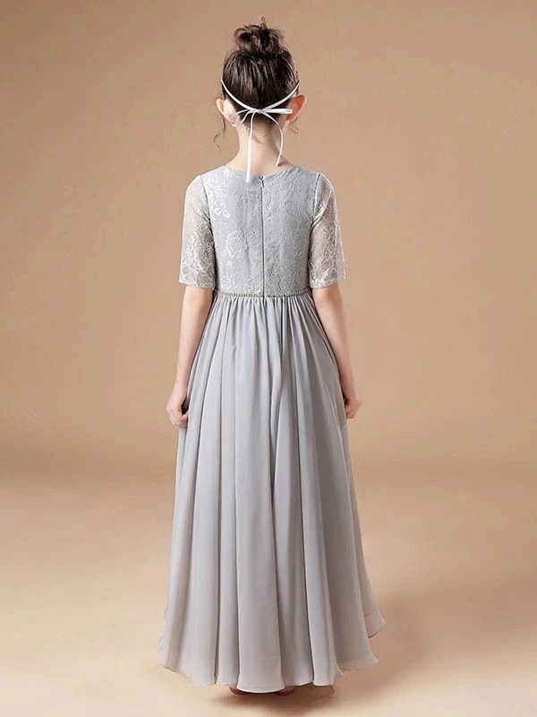 ドレス 子供 ピアノ 発表会 ピアノ発表会 中学生 ワンピース 女の子 ロングドレス 結婚式 ジュニア ピアノ発表会ドレス コンクール 袖付き パーティードレス イブニングドレス ロング キッズ ファ