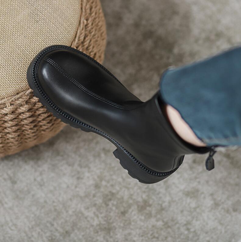 2色 ショートブーツ レディース 本革 靴 ラウンドトゥ 幅広 甲高 5CMヒール 疲れない カジュアルシューズ 厚底 背が高くなる 身長アップ バックジッパー 脱ぎ履きやすい 履きやすい 革 2色 ショートブーツ レディース 本革 靴 ラウンドトゥ 幅広 甲高 5CMヒール 疲れない カジュアルシューズ 厚底 背が高くなる 身長アップ バックジッパー 脱ぎ履きやすい 履きやすい 革