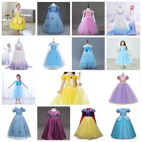 Qoo10] アナと雪の女王 プリンセスドレス アイシ