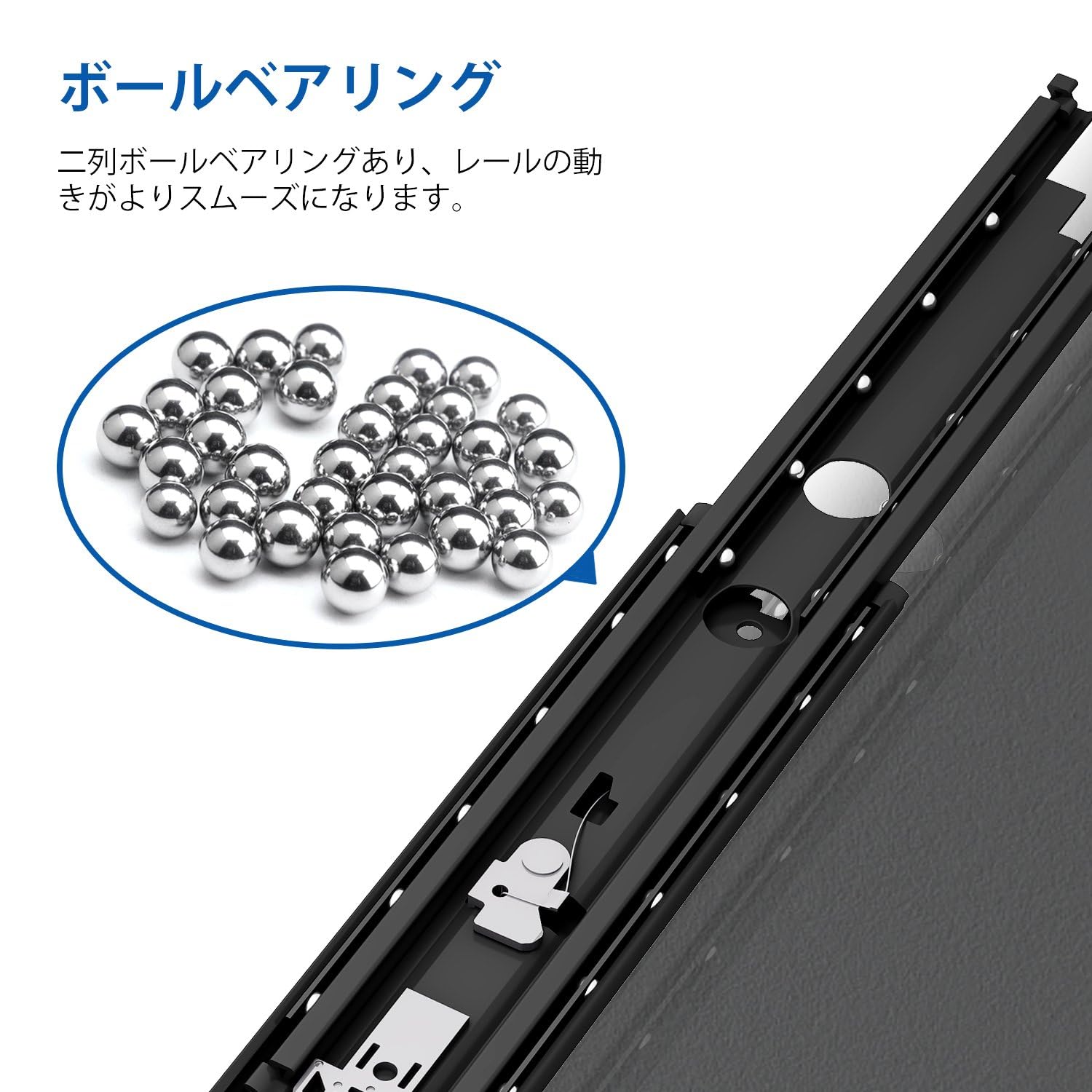 VADANIA ブラック ロック付き 超重量用スライドレール 1500mm Heavy Duty引き出しスライド VD2576-B 工業用レール 左右1セット VADANIA ブラック ロック付き 超重量用スライドレール 1500mm Heavy Duty引き出しスライド VD2576-B 工業用レール 左右1セット