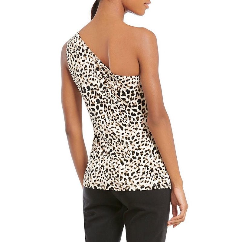 カルバンクライン レディース トップス ブラウス・シャツ【Calvin Klein Leopard Print Matte Jersey One-Shoulder Top】Leopard カルバンクライン レディース トップス ブラウス・シャツ【Calvin Klein Leopard Print Matte Jersey One-Shoulder Top】Leopard
