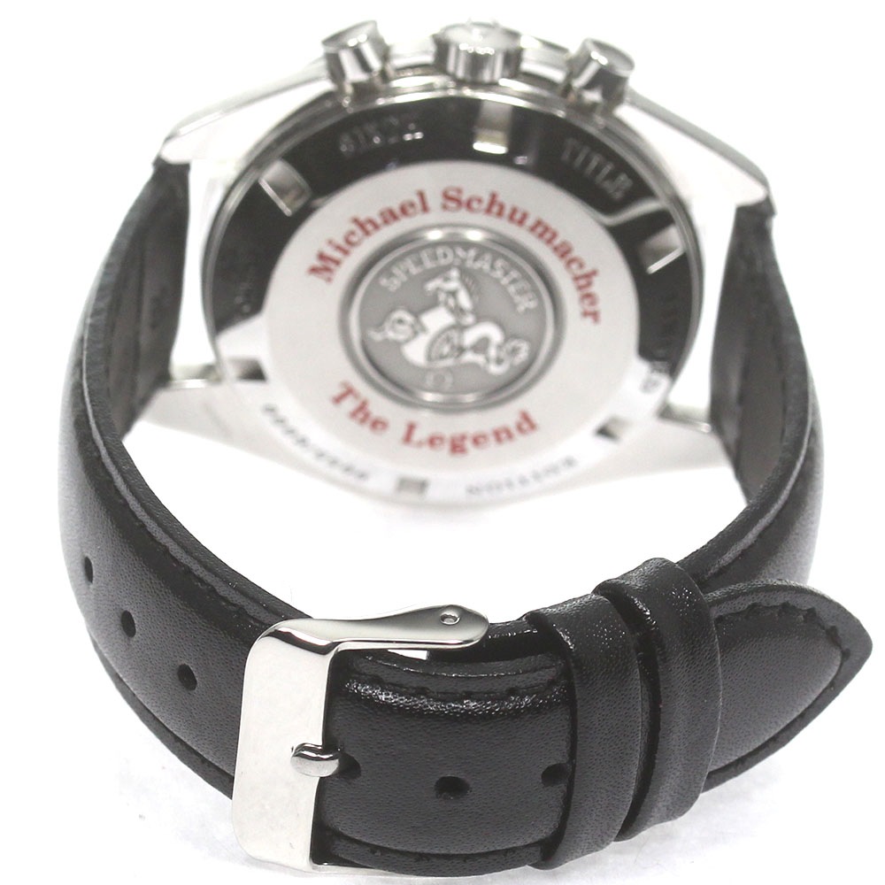 オメガ OMEGA 3559.32 スピードマスター シューマッハ レジェンド クロノグラフ デイト 自動巻き メンズ 保証書付き_824772【中古】 オメガ OMEGA 3559.32 スピードマスター シューマッハ レジェンド クロノグラフ デイト 自動巻き メンズ 保証書付き_824772【中古】