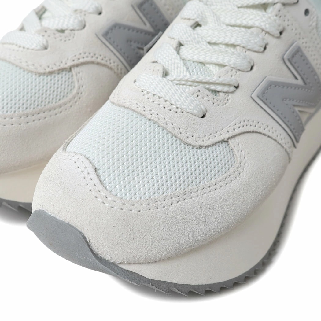 NEW BALANCE ニューバランス スニーカー WL574ZJP WHITE GREY ( 530 725 厚底 白 ホワイト グレー ベージュ B レディース ウィメンズ ) NEW BALANCE ニューバランス スニーカー WL574ZJP WHITE GREY ( 530 725 厚底 白 ホワイト グレー ベージュ B レディース ウィメンズ )