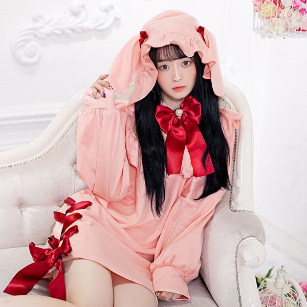 夢展望♡ワンピースパーカー♡姫系♡激レア 選べる天使or悪魔プリント柄パーカーワンピ – レディース