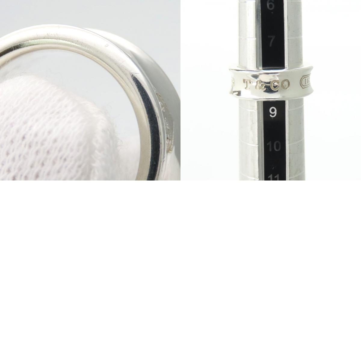 中古 リング・指輪 1837 ナロー シルバー925 約6.9g シルバー 約＃8 アクセサリー レディース 女性