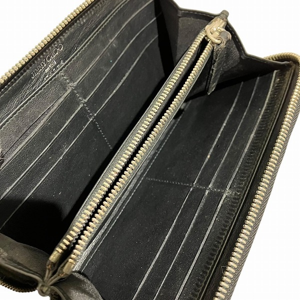 ジミーチュウ スタースタッズ ラウンドジップ 長財布 ユニセックス【中古】