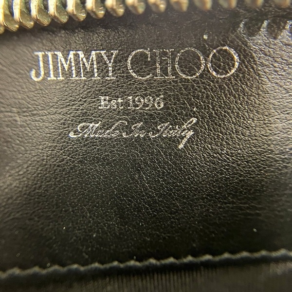 ジミーチュウ スタースタッズ ラウンドジップ 長財布 ユニセックス【中古】