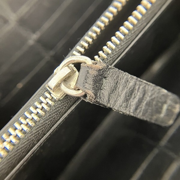 ジミーチュウ スタースタッズ ラウンドジップ 長財布 ユニセックス【中古】