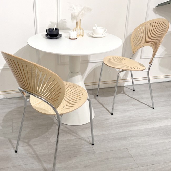 ダイニングチェア 北欧 無垢材 シェルデザイン モダン ブラック シルバー ホワイト 木製 イス レトロ お洒落 ヨーロッパ シンプル