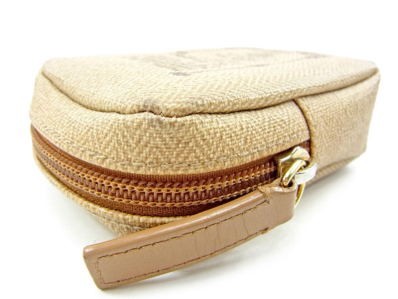 ブルガリ BVLGARI ポーチ シガレットケース デジカメケース レディース メンズ 可 ソリティオ ベージュ×ブラウン PCV 人気 セール 【中古】 T3791 . ブルガリ BVLGARI ポーチ シガレットケース デジカメケース レディース メンズ 可 ソリティオ ベージュ×ブラウン PCV 人気 セール 【中古】 T3791 .