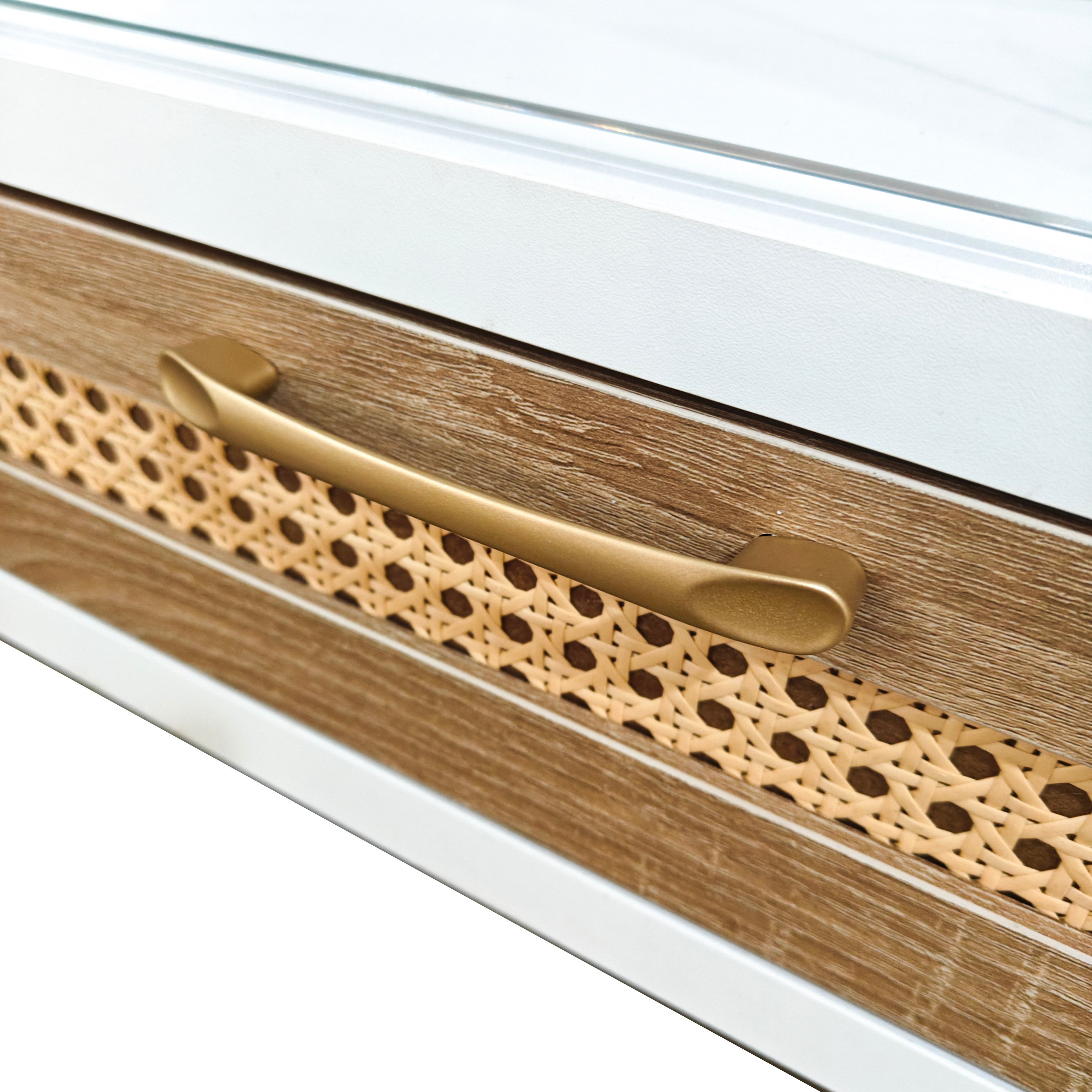 489LED照明&引き出し付き ガラスディスプレイキャビネット鍵付き強化ガラス収納棚リビング・寝室用 1ドア4段 ホワイト 489LED照明&引き出し付き ガラスディスプレイキャビネット鍵付き強化ガラス収納棚リビング・寝室用 1ドア4段 ホワイト